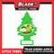 4pcs Little Trees Car Air Freshener 10316 (Green Apple) Hanging Tree Provides Long Lasting Scent