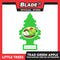3pcs Little Trees Car Air Freshener 10316 (Green Apple) Hanging Tree Provides Long Lasting Scent
