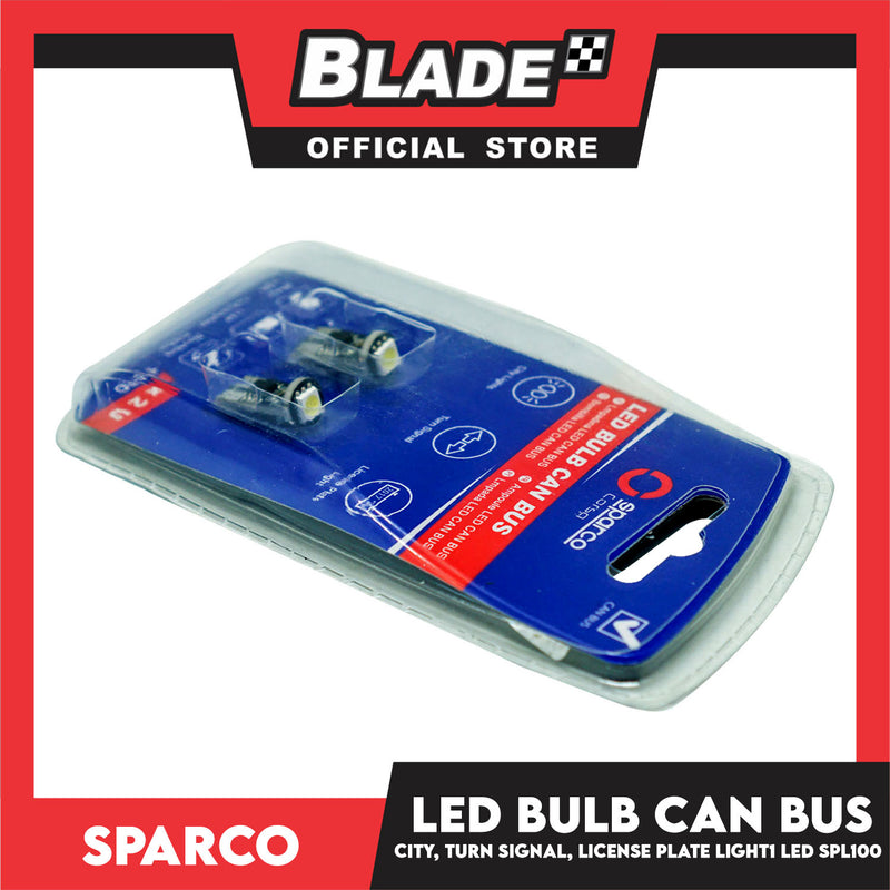 Sparco Led Bulb Can Bus SPL100 1LED Used for City Lights, Turn Signal & License Plate Light