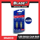 Sparco Led Bulb Can Bus SPL106 4 LEDS Used for Boot Light, Interior Light & License Plate Light