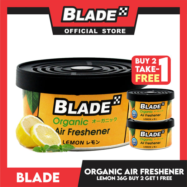 Blade Organic Air Freshener Lemon 36g (Buy 2 Take 1 Free)