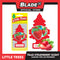 2pcs Little Trees Car Air Freshener 10312 (Strawberry) Hanging Tree Provides Long Lasting Scent