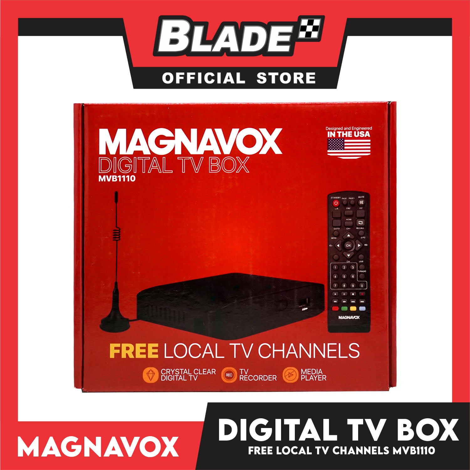 Magnavox Digital TV Box MVB1110 with Free Local TV Channels – blade.ph