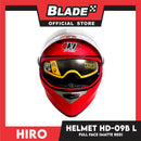 HIRO Helmet HD-09B Matte Red (Full face) Large
