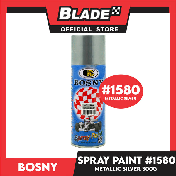 Bosny Spray Paint Metallic Silver #1580 300g