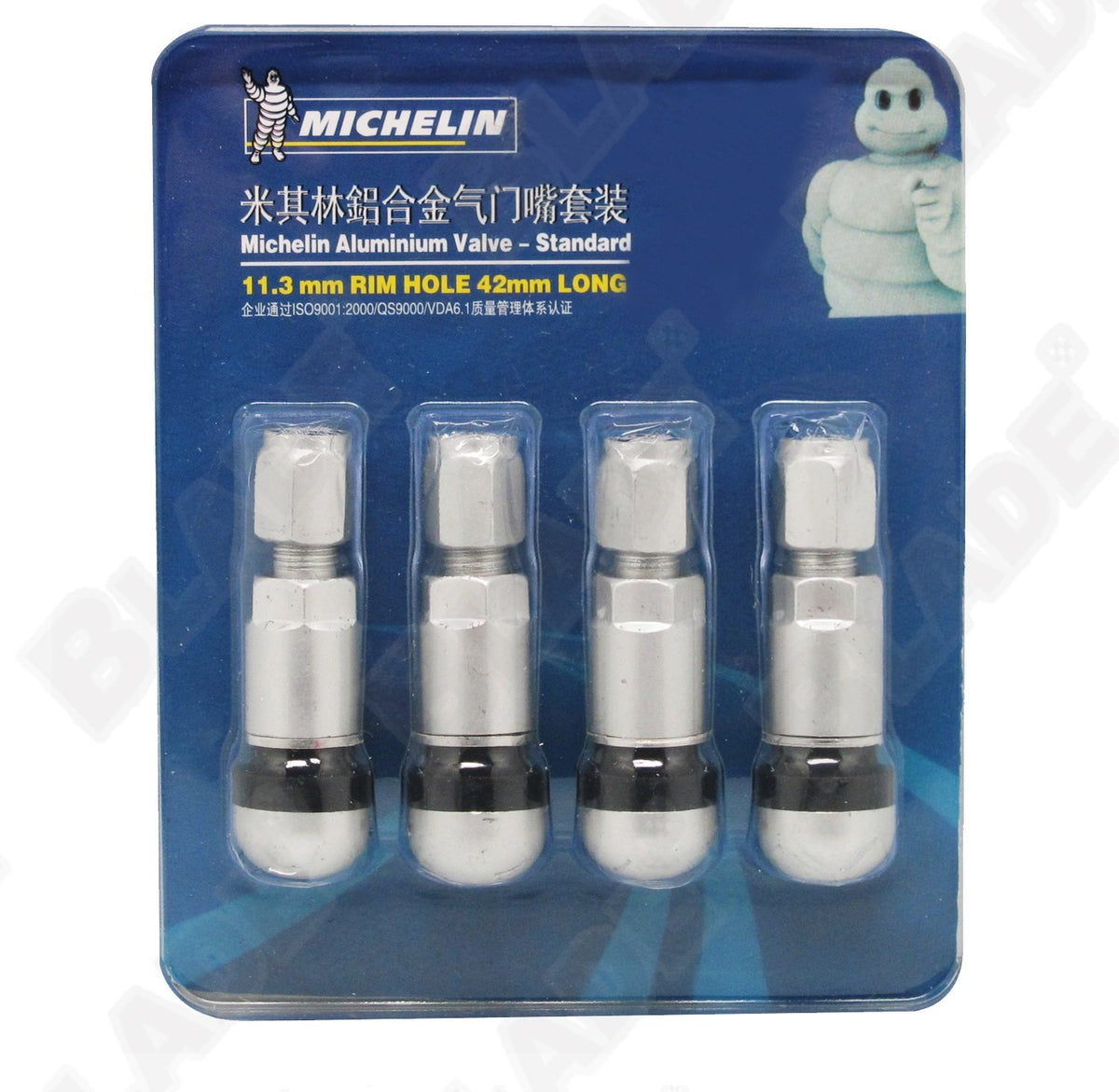 Michelin Aluminum Tire Valve-Standard Silver