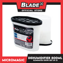 2pcs Micromagic Dehumidifier 800ml- Eliminates Musty Odor, Suitable for your car & closets