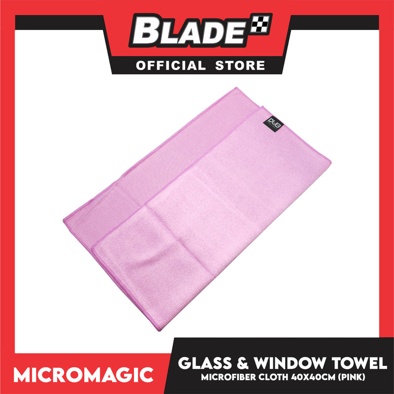 Micromagic Microfiber Cloth Ultra Soft Glass Towel 40cm x 40cm (Pink)