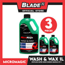 3pcs MicroMagic Wash and Wax 1L