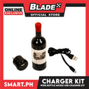 Gifts Micro USB Charger Kit Wine Bottle Design IC-110 (Assorted Colors and Designs)