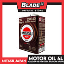 Mitasu Motor Oil 10W-40 Synthetic Blended SN Long Life MJ122 4L for Gasoline and Diesel Engine