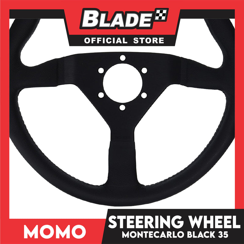 Momo Steering Wheel Montecarlo Blk/S 35