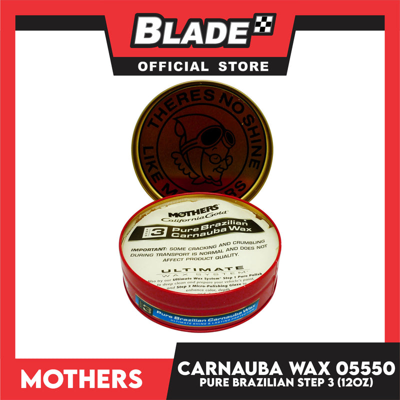 Mothers 05550 California Gold Pure Brazilian Carnauba Cleaner Wax