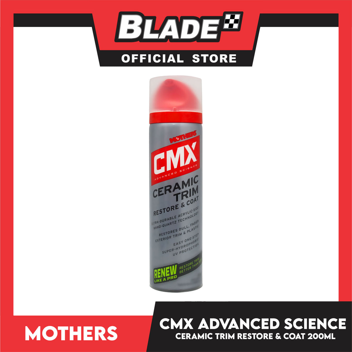 Mothers CMX Ceramic Trim Restore and Coat 01300 200ml