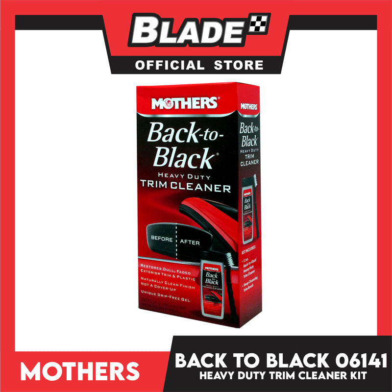 Mothers Back To Black Heavy Duty Trim Cleaner Kit 06141