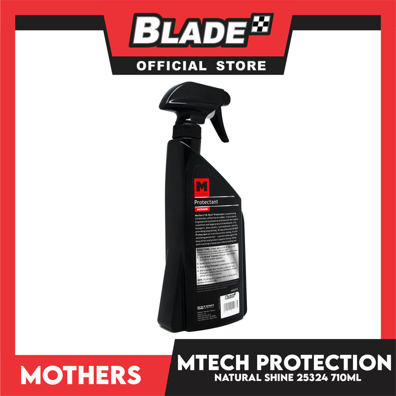 Mothers M-Tech Protectant 25324 710ml Natural Shine For Vinyl, Rubber And Plastic