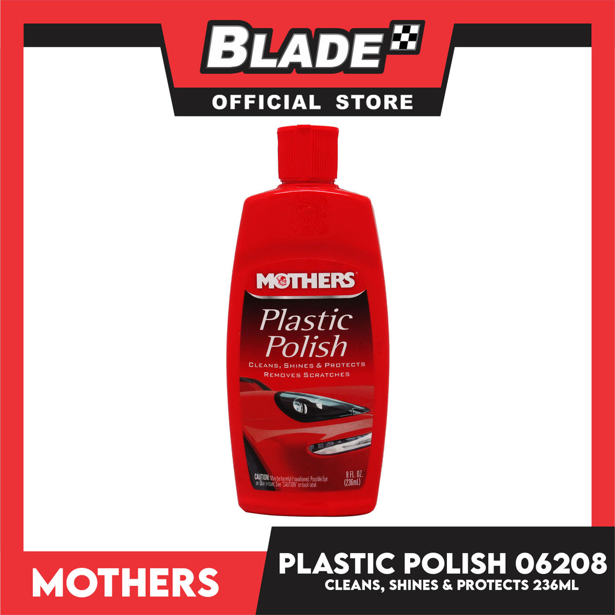 Mothers Plastic Polish 06208 236ml