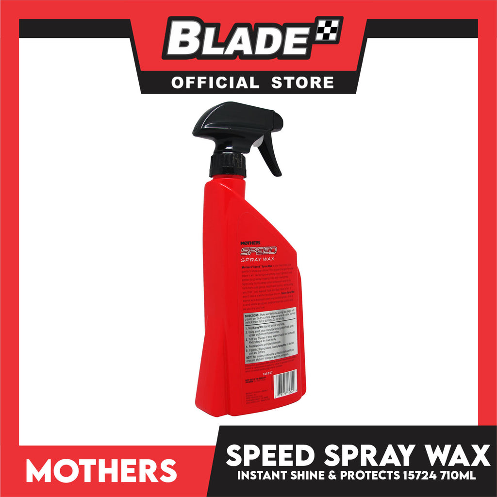 Mothers Speed Spray Wax 15724 710ml Instantly Shines And Protects ...