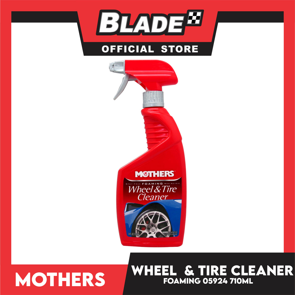 Mothers Foaming Wheel And Tire Cleaner 05924 710ml