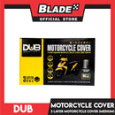 Dub Motorcycle Cover 3 Layers Water Resistant Medium (Gray)