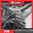 Dub Motorcycle Cover 3 Layers Water Resistant Medium (Gray)