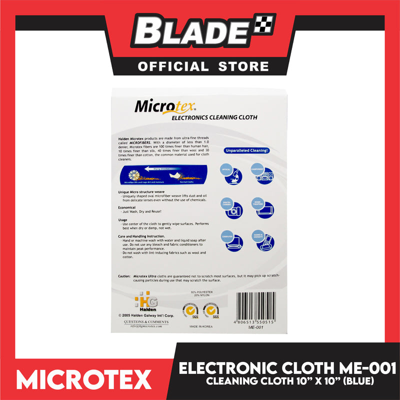 Microtex Electronic Cleaning Cloth ME-001 (Blue) – blade.ph