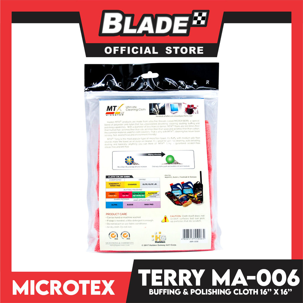 Microtex Terry Buffing/Polishing Cloth MA-006 (Orange) – blade.ph