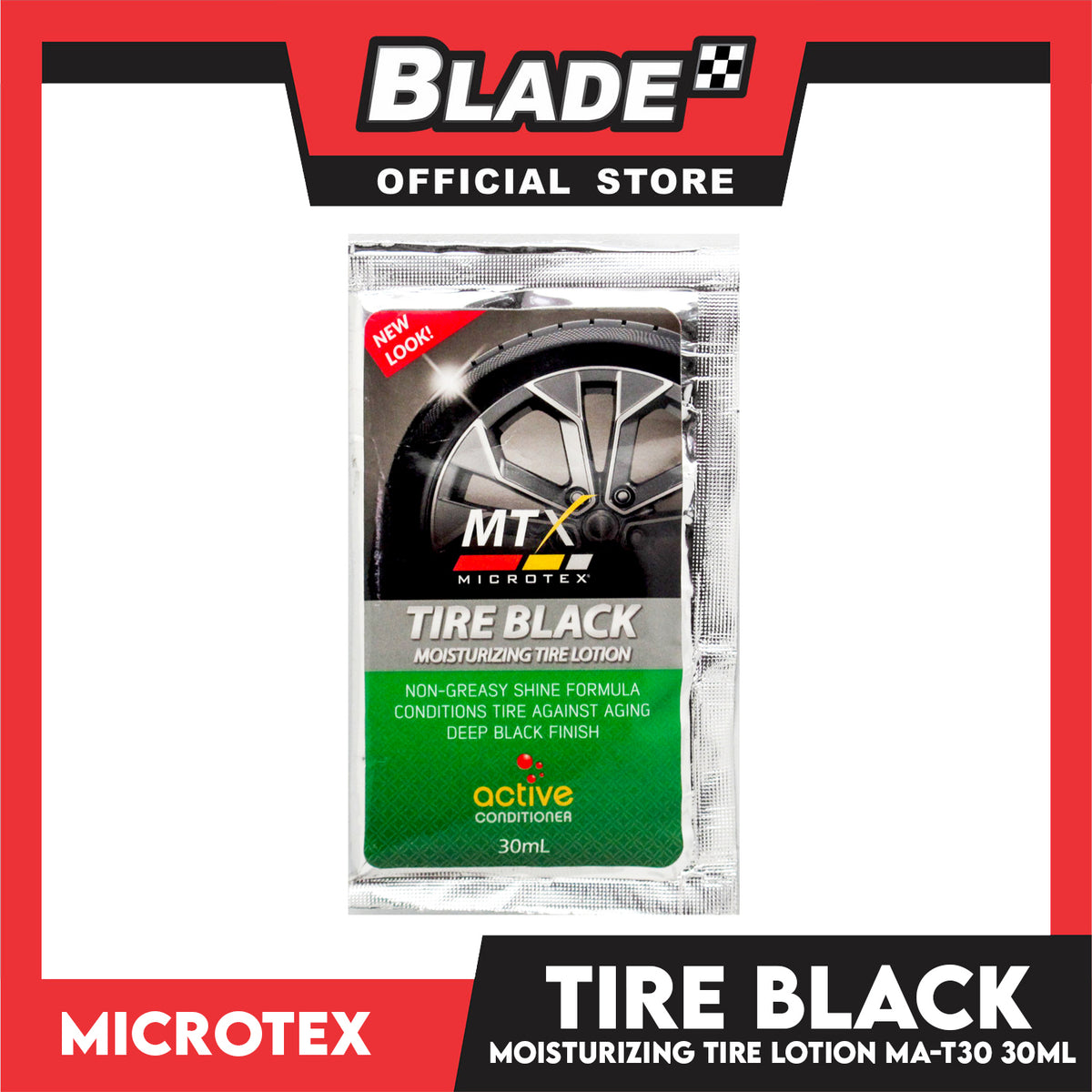 Microtex Tire Black Moisturizing Tire Lotion MA-T30 30ml