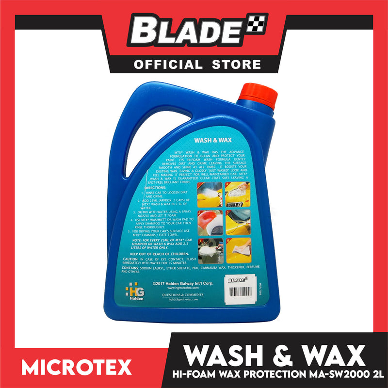 Microtex Wash & Wax Hi-Foam Wash Protection MA-SW2000 2L