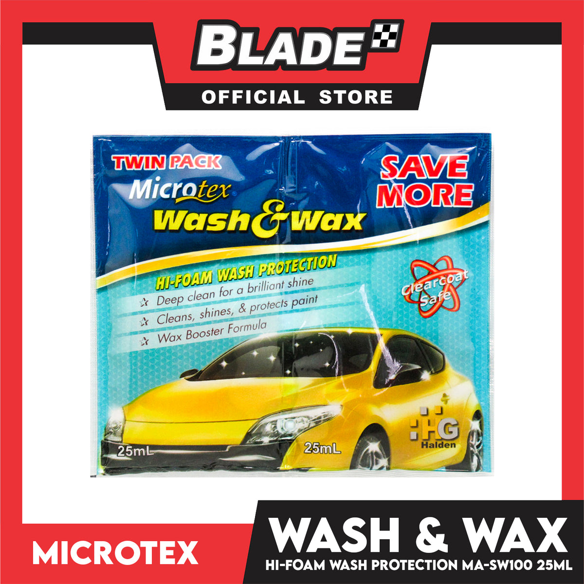 Microtex Wash and Wax MA-SW100 Sachet 25ml
