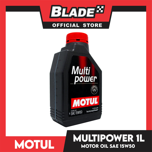 Motul Multipower SAE15W50 1L Formulated for Diesel and Gasoline Engine Oil