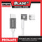 Promate 200cm USB-C to USB-C Magnetic Break Safe Charging Cable with Power Delivery MagLink-C 86W (White)