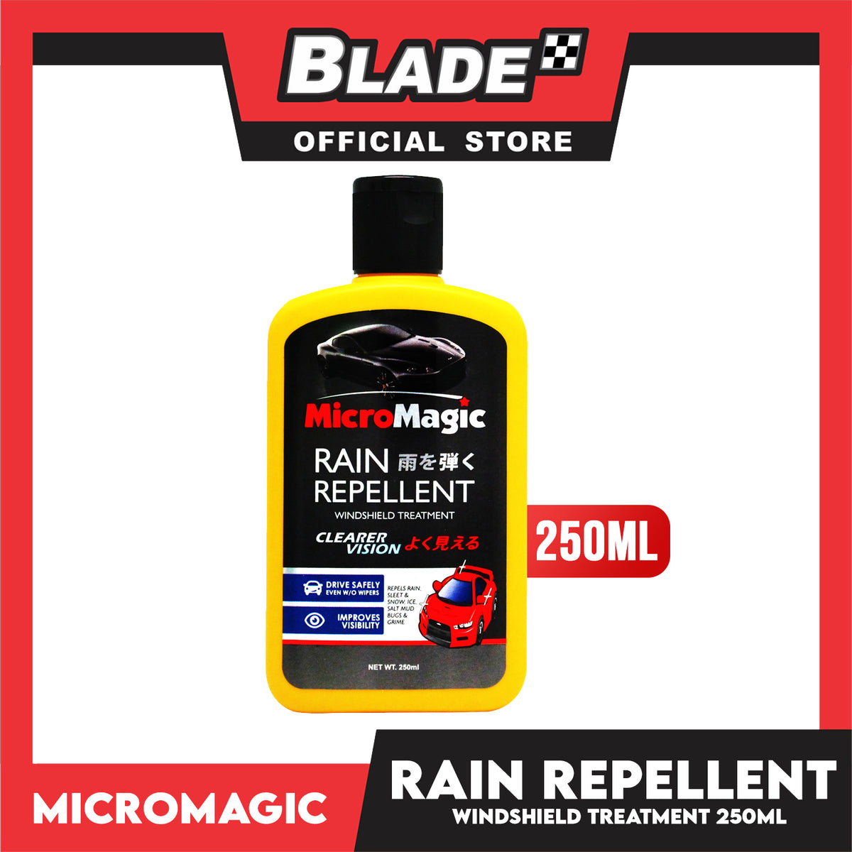Micromagic Rain Repellent Windshield Treatment 250ml