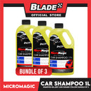 3pcs Micromagic Car Shampoo 1L