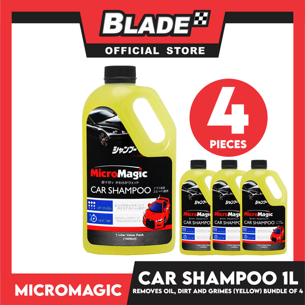4pcs Micromagic Car Shampoo 1L
