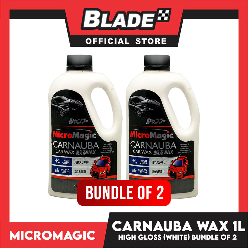 2pcs Micromagic Carnauba Car Wax 1Liter