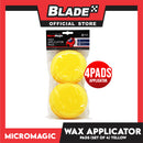 4pcs Micromagic Wax Applicator Pads (Yellow)