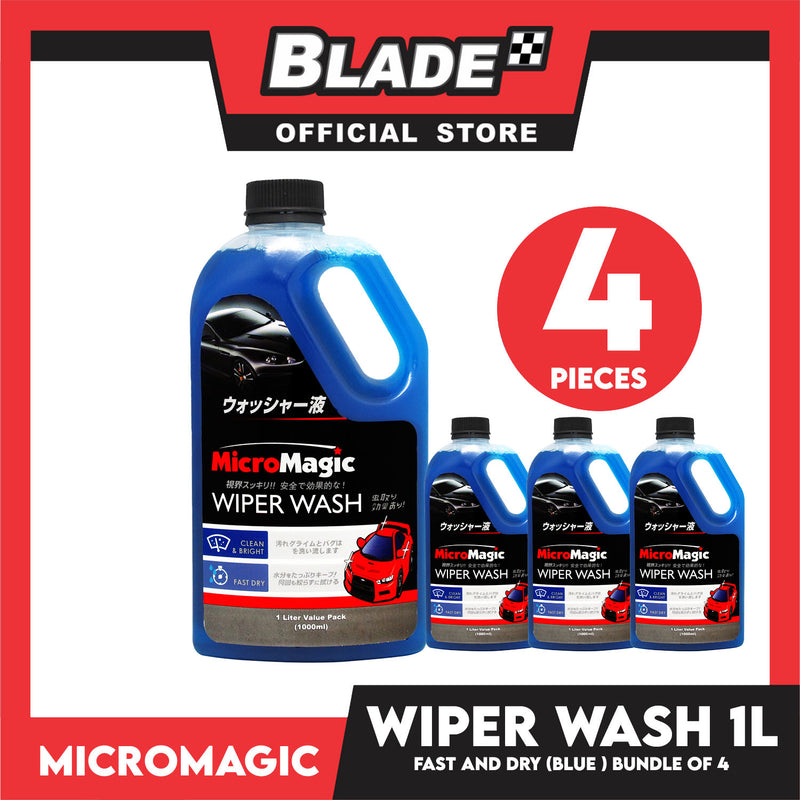 4pcs Micromagic Wiper Wash 1L