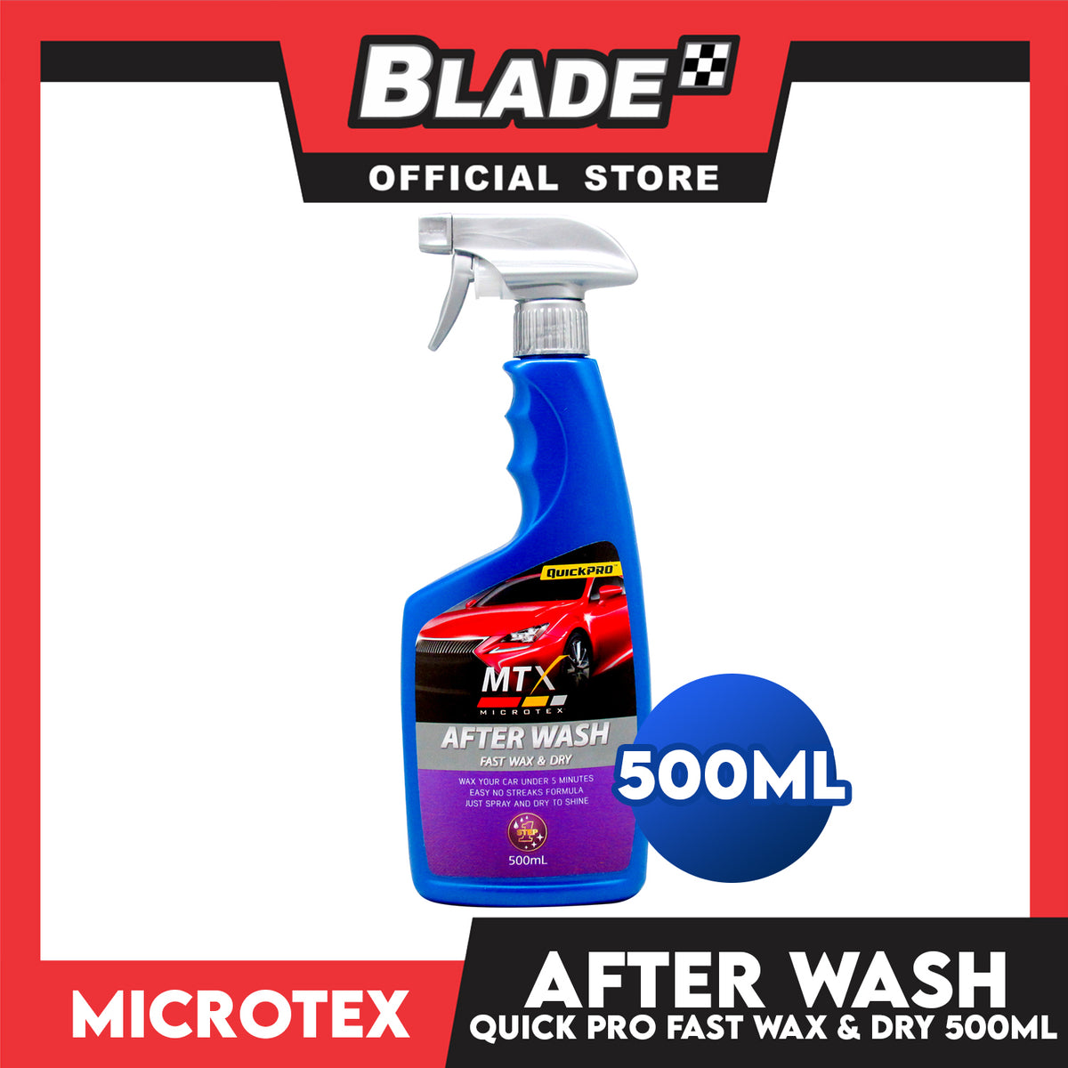 Microtex After Wash Quick Pro Fast Wax And Dry MA-AW500 500ml