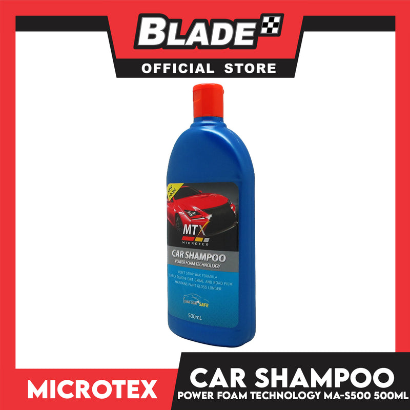 Microtex Car Shampoo Power Foam Technology MA-S500 500ml – blade.ph