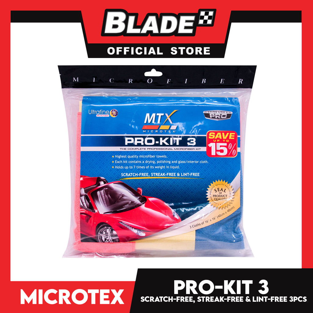 Microtex Pro-Kit 3 Microfiber Cloth MA-PKT003 – blade.ph