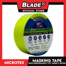 Microtex Masking Tape 1 1/2 (36mm) x 25yds High-Performance for Home, Office, Automotive And Industrial