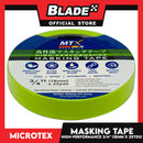 Microtex Masking Tape 3/4 (18mm) x 25yds High-Performance for Home, Office, Automotive And Industrial