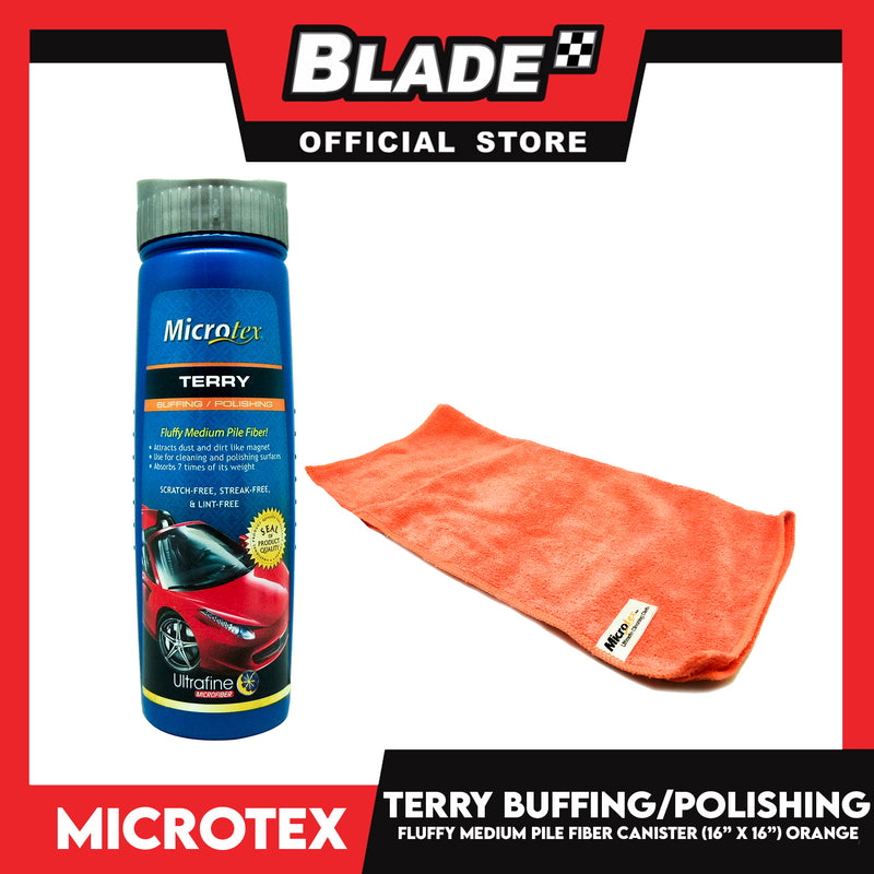 Microtex Terry Buffing & Polishing Cloth 'N Canister MA-006C