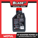 Motul Scooter Power LE 4T 4-Stroke Motor Oil Low Emmission 5W-40 100% Synthetic 1L