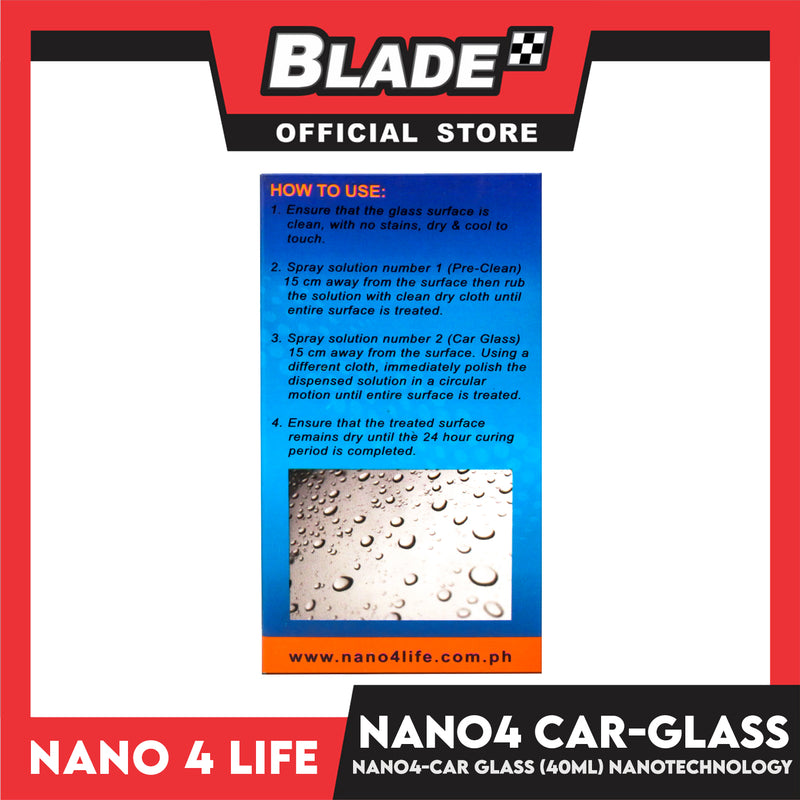 Nano 4 Life Nano4-Car Glass 40ml