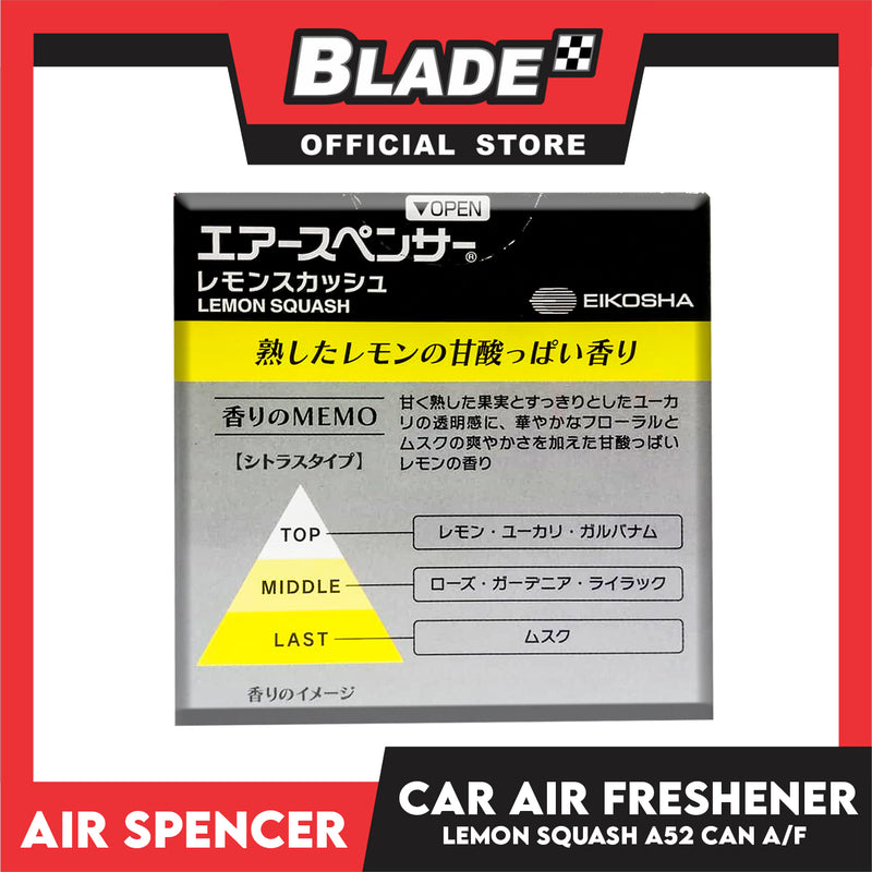 2pcs Air Spencer Eikosha Car Air Freshener with 1pc Holder (Lemon
