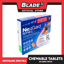 NexGard Spectra Chewable Tablets For Dogs XL 30-60kg 150mg/30mg (3 Tablets) For Dogs Protection Against Fleas, Ticks, Mites, Heartworm And Worms