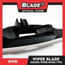 Nwb Design Wiper Blade 14/350mm NU-014L for Chevrolet Spark, Honda City, Jazz, Hyundai Elantra, Getz Mitsubishi Mirage, Nissan Sentra