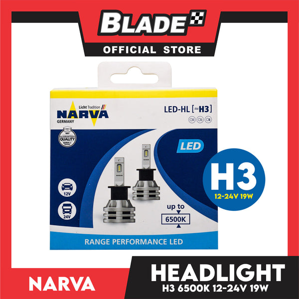 Narva Range Performance LED 6500K 180583000 H3 12/24V 19W- LED Headlight Bulb